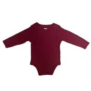 Garanimals Red LS Pointelle Bodysuit Size 18 Months New With Tags